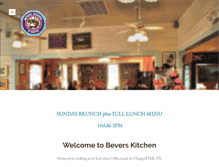 Tablet Screenshot of bevers-kitchen.com